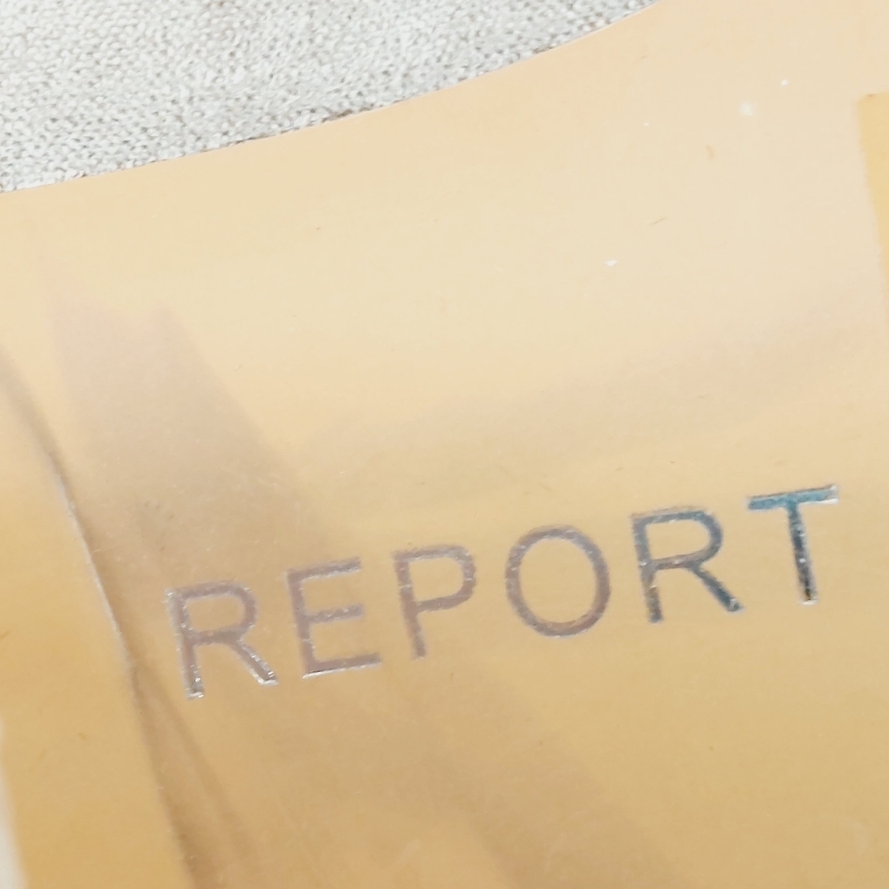 Report Block Heel Perforated Peep Toe Casual Ankl… - image 8